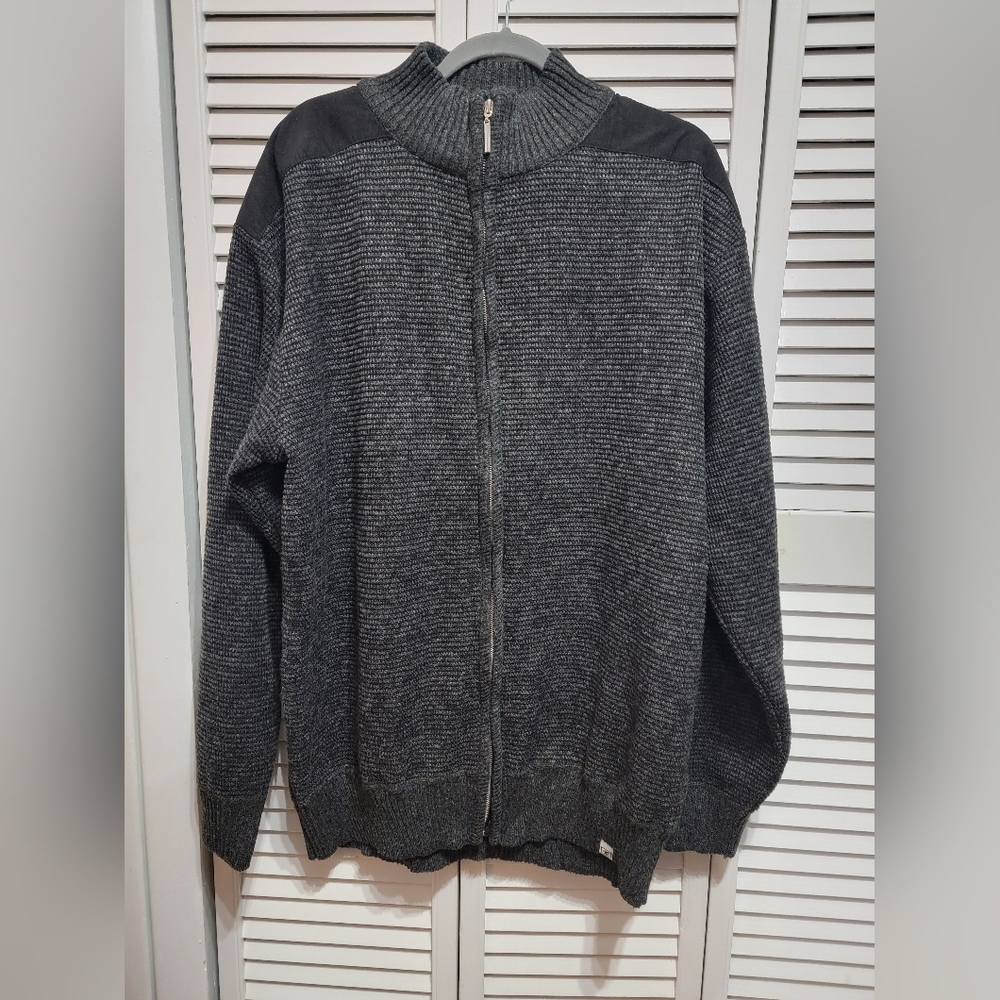 Stacy Adam Zip Up Sweater